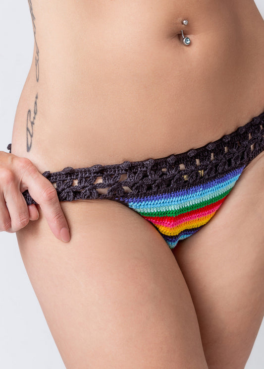 Liza Bikini Bottom/ Rainbow